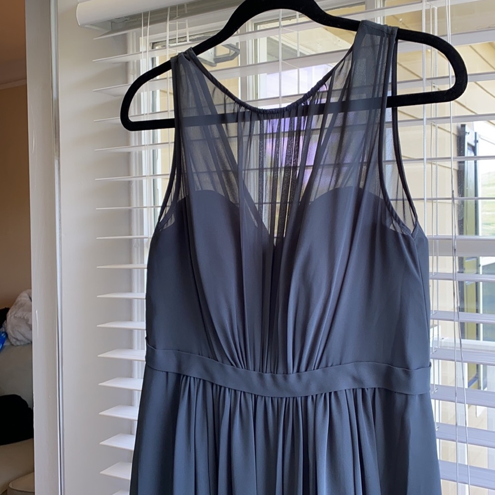 Charcoal Gray Jenny Yoo dress